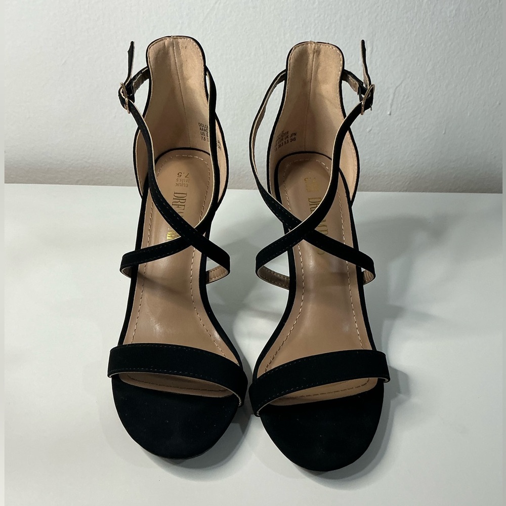 Elegant Black Strappy Heels